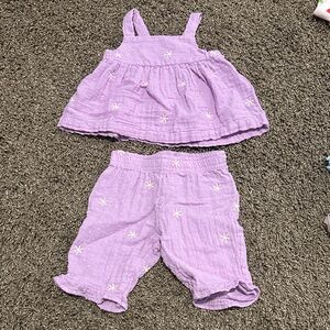 Cat & Jack Purple Kids Matching Set